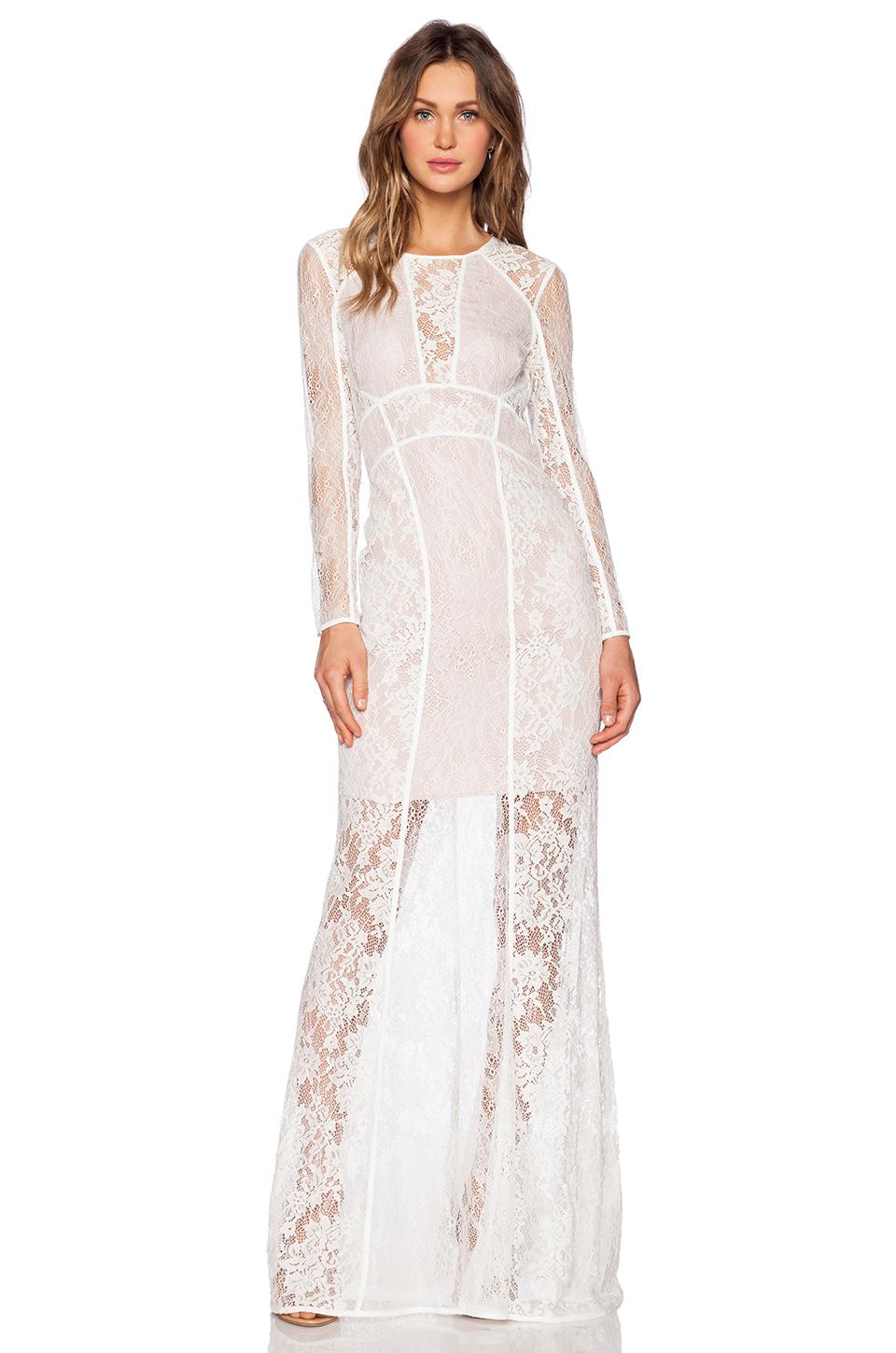 White Lace Maxi Dress