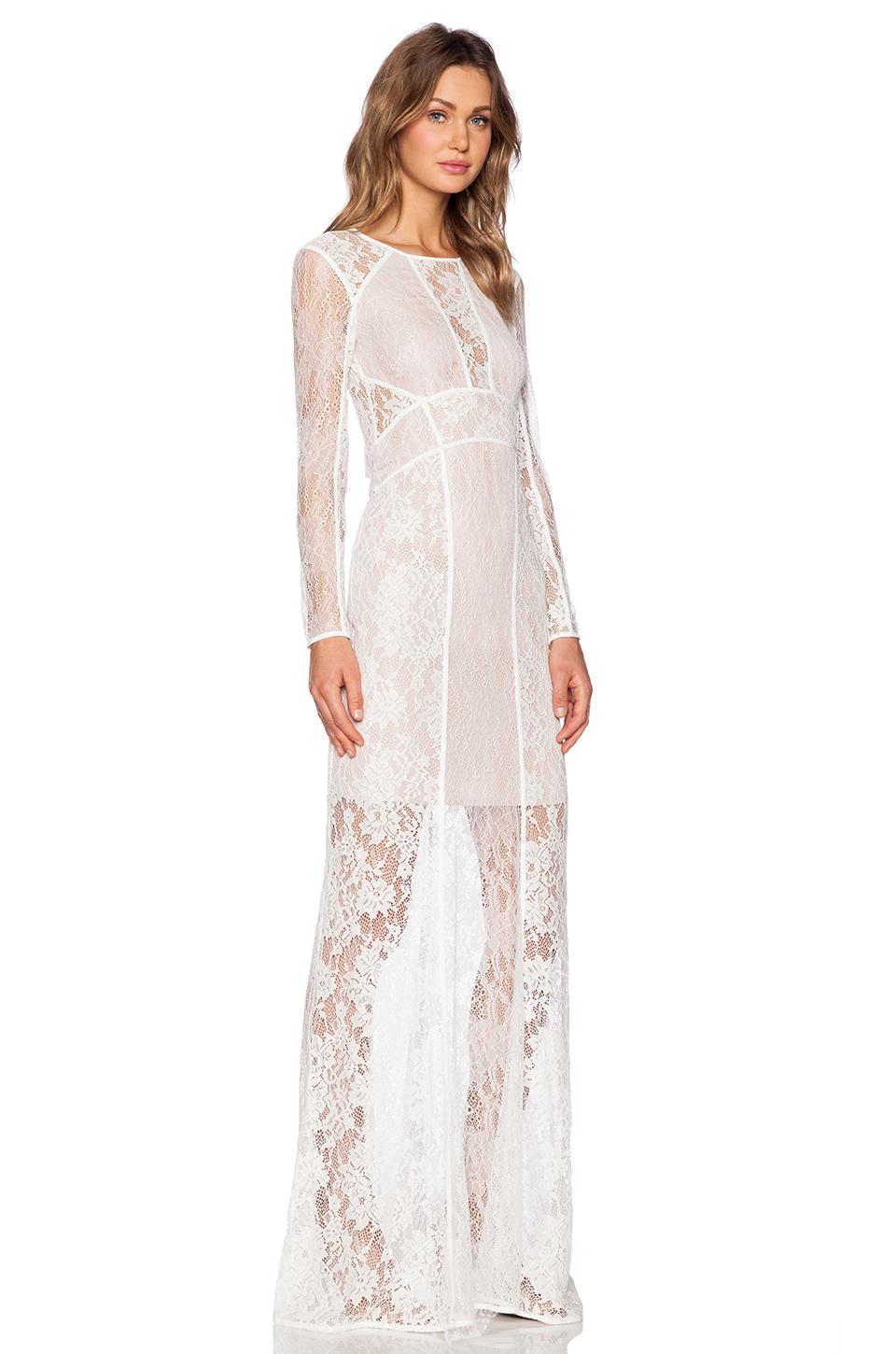 White Lace Maxi Dress