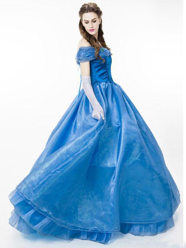 Fashion Blue Princess Costume