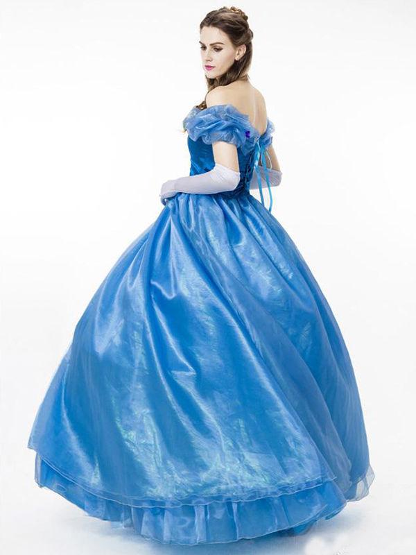 Fashion Blue Princess Costume