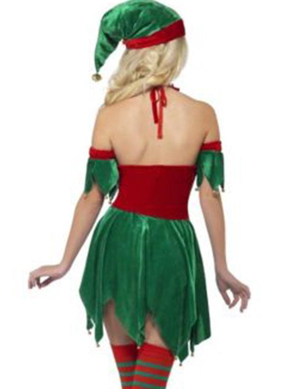 Fashion Green Christmas Costume