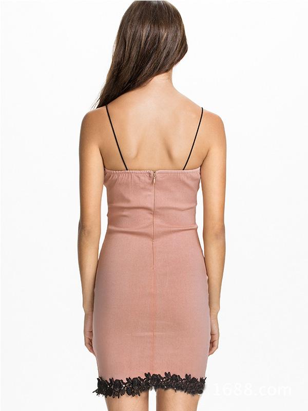 Sexy Mini Dress with Shoulder-straps