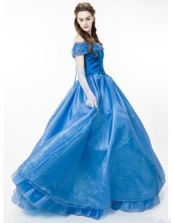 Fashion Blue Princess Costume