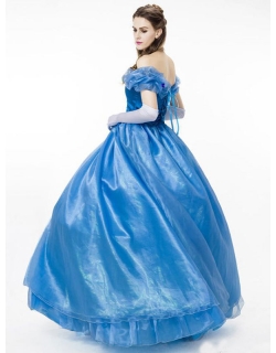 Fashion Blue Princess Costume