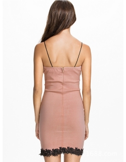 Sexy Mini Dress with Shoulder-straps