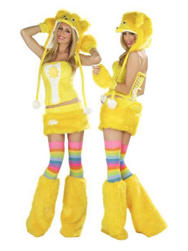 Sexy Yellow Animal Costume