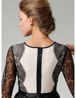 Fashion Black Mini Cute Dress 