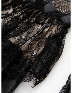 Fashion Black Mini Cute Dress 