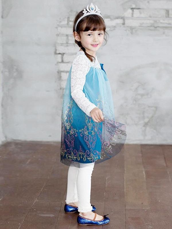 Fashion Girl Elsa Costume Dress