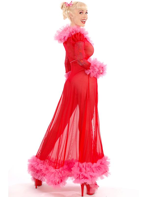 Sexy Santa Long Gown Lingerie