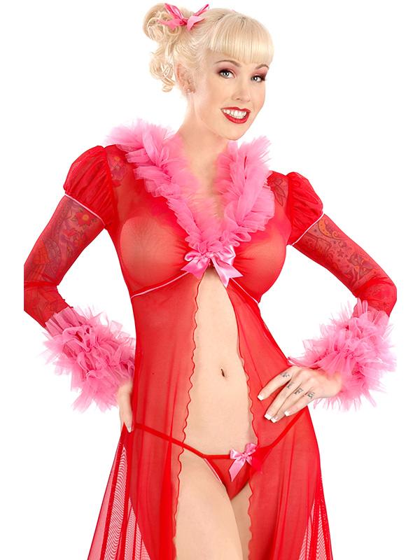 Sexy Santa Long Gown Lingerie