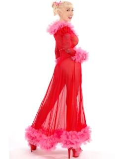 Sexy Santa Long Gown Lingerie