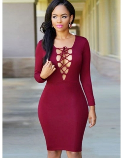 Sexy Women Elegant Bodycon Dress