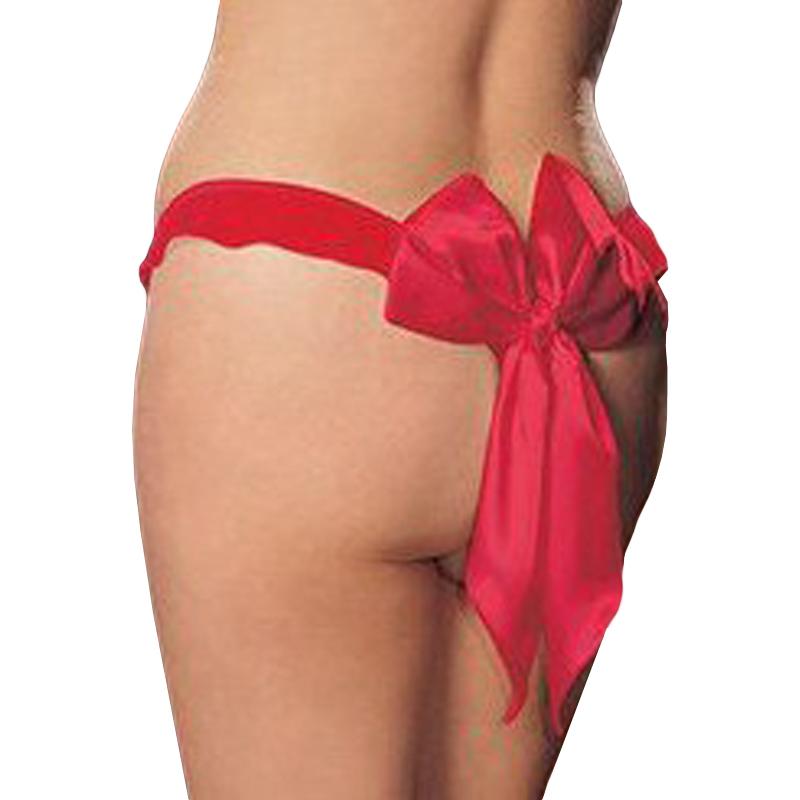 M XL-3XL Plus Size Panties With Bow