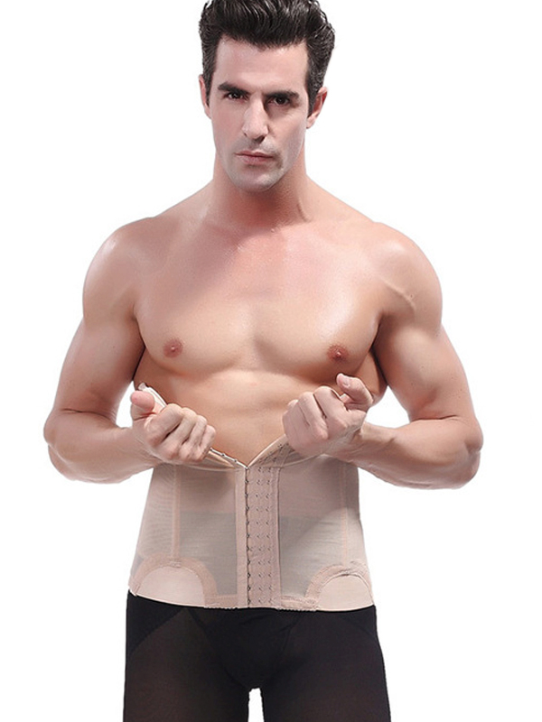 Apricot Underbust Shapewear For Men