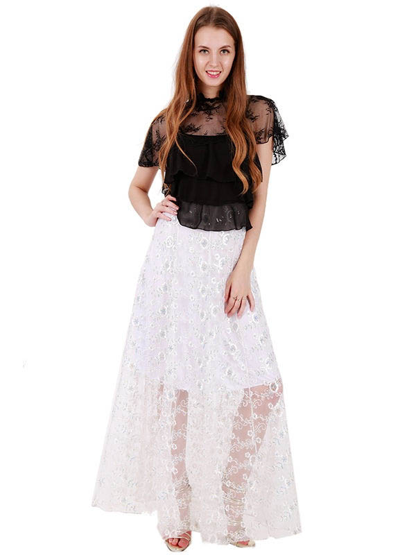 Fashion Women Lace Long Dress