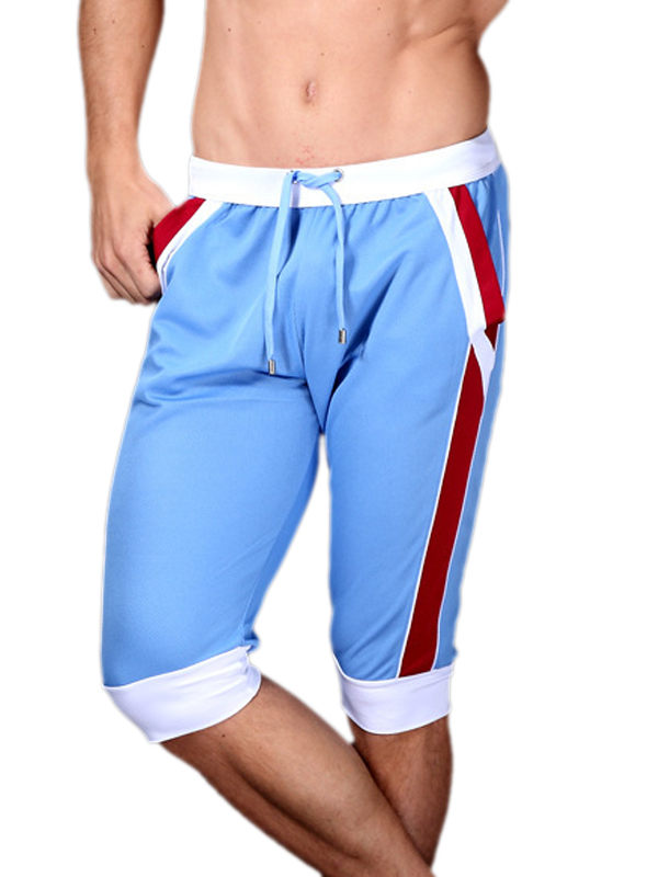 Mens Sport Short Pants Blue