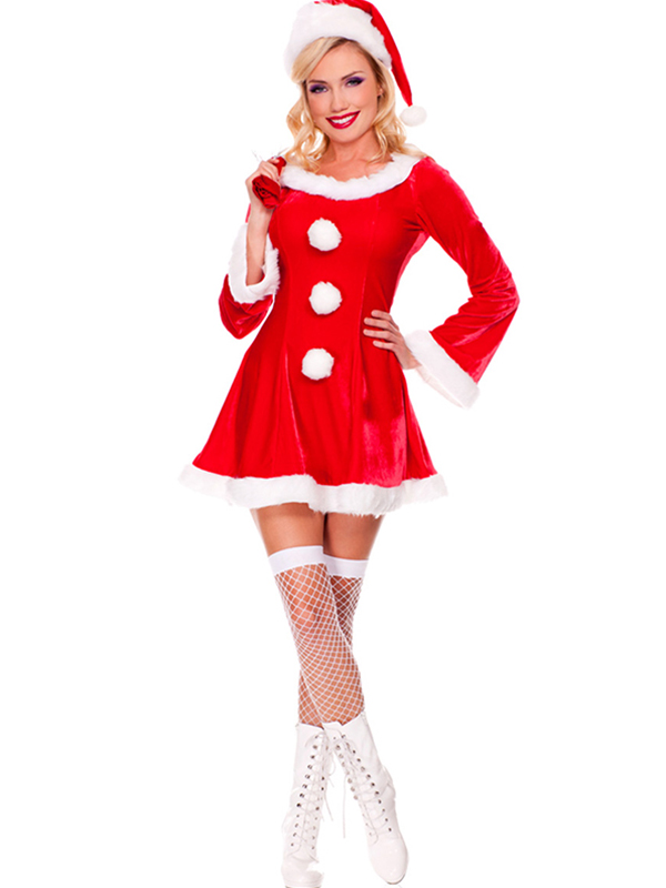 Red Santa Costume Women