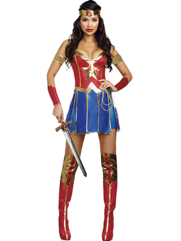 Sexy Woman Super Hero Custume