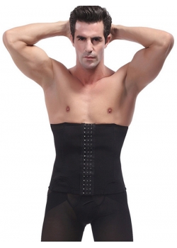 Black Underbust Shapewear For Men