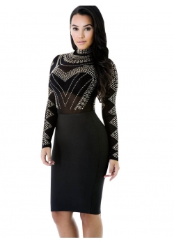 Women Bandage Bodycon Dress