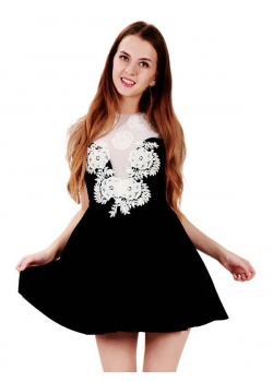 Cute Floral Summer Mini Dress