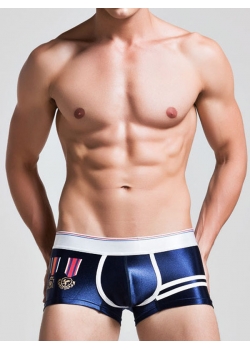 Dark Blue Men Boxer Brief