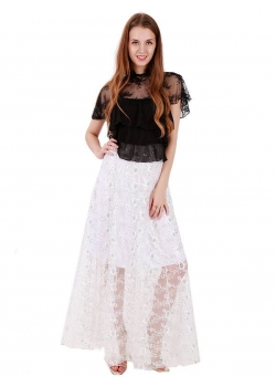 Fashion Women Lace Long Dress