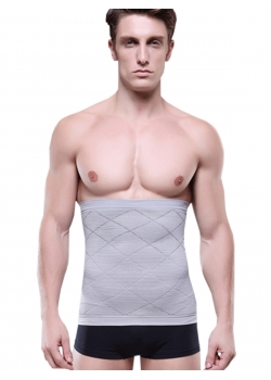 Grey Underbust Shapewear For Men