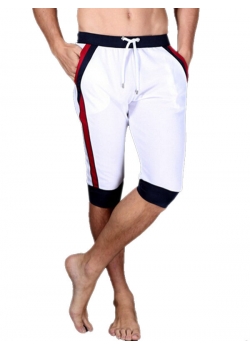 Mens Sport Short Pants White