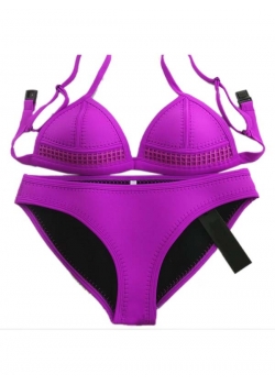 Purple Sexy Women Bikini Set