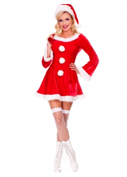 Red Santa Costume Women