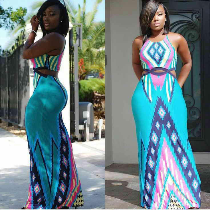 Fashion Women Maxi Bohemian Sandy Dress