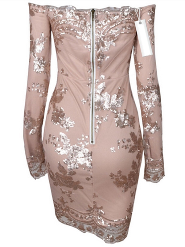 Off Shoulder Women Print Casual Dress