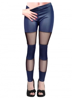 Blue Sexy Women leggings