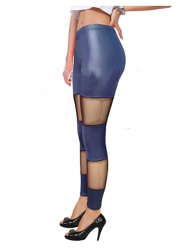 Blue Sexy Women leggings