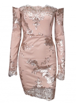 Off Shoulder Women Print Casual Dress