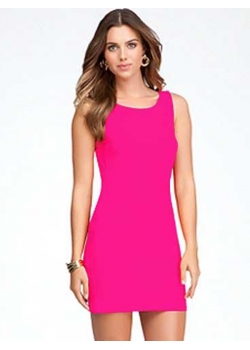 Rose Elegant Backless Mini Dress