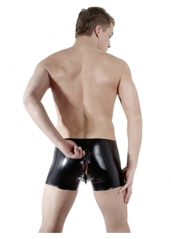 Sexy Men Vinyl Underwear With Zipper