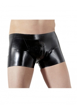 Sexy Men Vinyl Underwear With Zipper