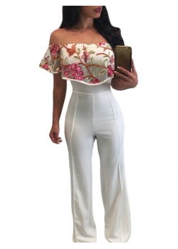 Sexy Off the Shoulder Women Jumpsuit