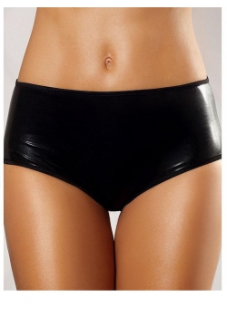 XL-6XL Black Sexy Vinyl Pants