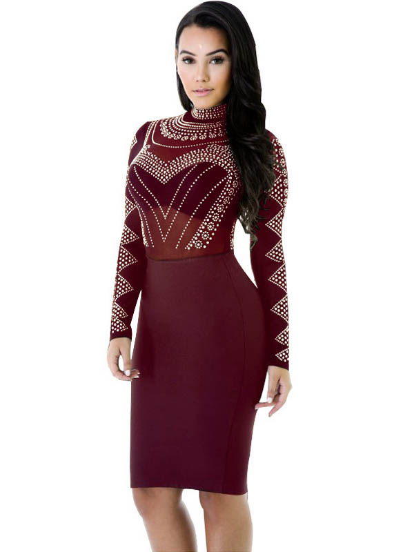 Women Bandage Bodycon Dress