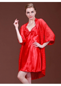 Elegant Hot Sexy 2 Pcs Night Gown