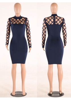 Sexy Hollow Out Bodycon Dress