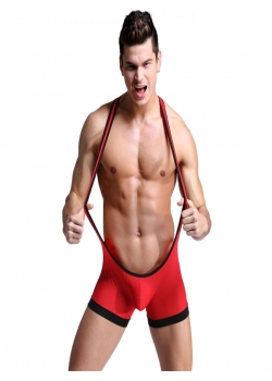 Sexy Men Jockstrap Bodysuit