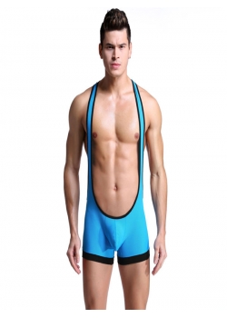 Sexy Men Jockstrap Bodysuit