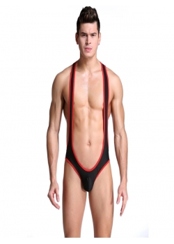 Sexy Mens Jockstrap Backless Bodysuit