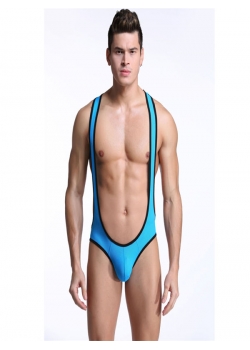 Sexy Mens Jockstrap Backless Bodysuit