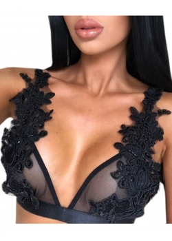 Woman Black Sexy Bra